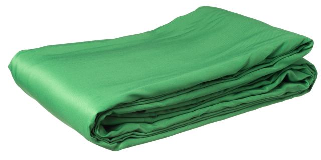 BRESSER BR-8P Polyester Achtergrond Doek 3x6m chromakey groen 